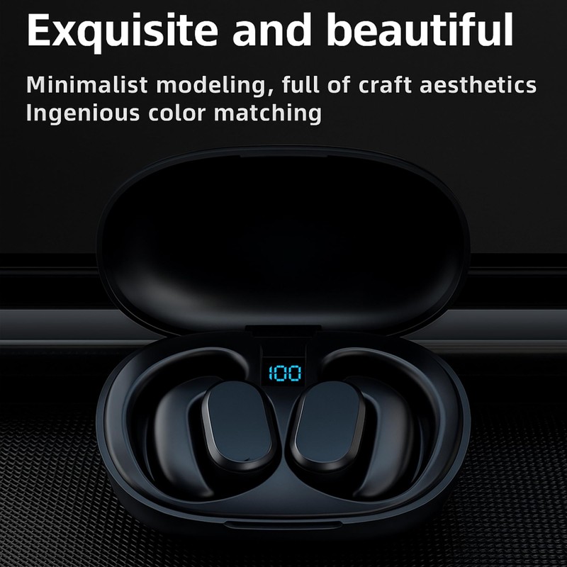 Wireless Sport Earbuds – Bluetooth 5.3, Ear Hook Design, Power