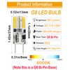 G8 Led Bulb Dimmable 3W,G8 Halogen Bulb 20W-25W Equivalent,AC 120V