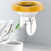 Toilet Flange Adapter Easy Install Drain Backflow Preventer Odor Blocking