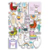 A4 Sticker Sheet Llama Vinyl Stickers - Alpaca Pun Animal