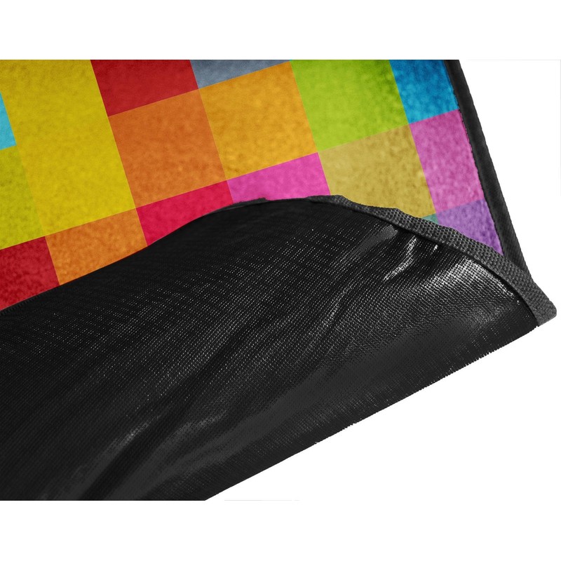 normani Outdoor Camping Blanket Fleece with Carry Handle Waterproof Insulated