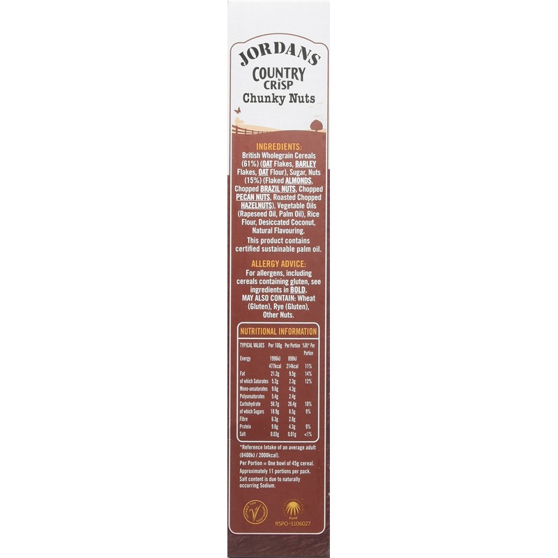 Jordans Country Crisp Chunky Nuts, 500g