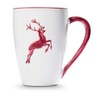 GMUNDNER KERAMIK Breakfast Cup Supermax Capacity 0.5 Litres Bodeaux Red