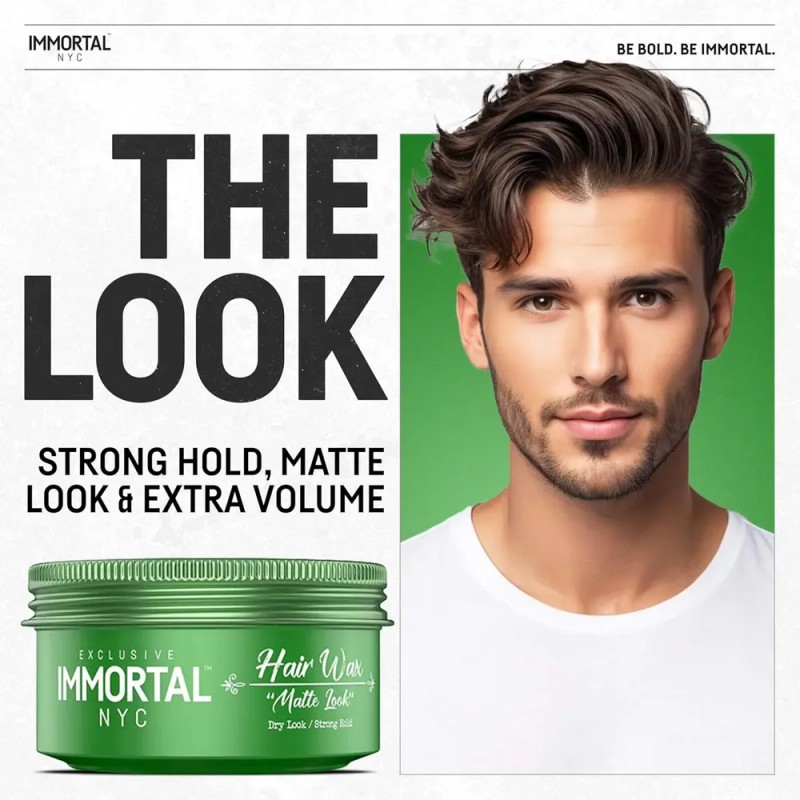 Immortal Nyc Cera Para El Cabello De Aspecto Mate, 1,