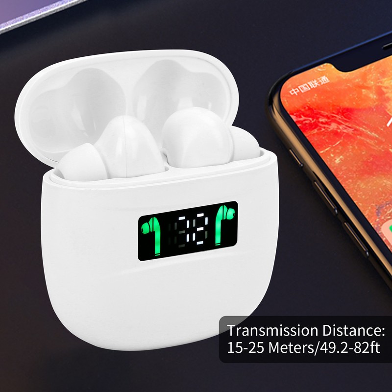 True Wireless J3pro Bluetooth 5.2 Earphone with LED Digital Display
