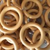 Deville 28mm Wooden Wood Curtain Rings, Natural, 10 PACK