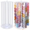 Bow Organizer for Girls,Rotating Bow Holder Baby Hair Clip Storage