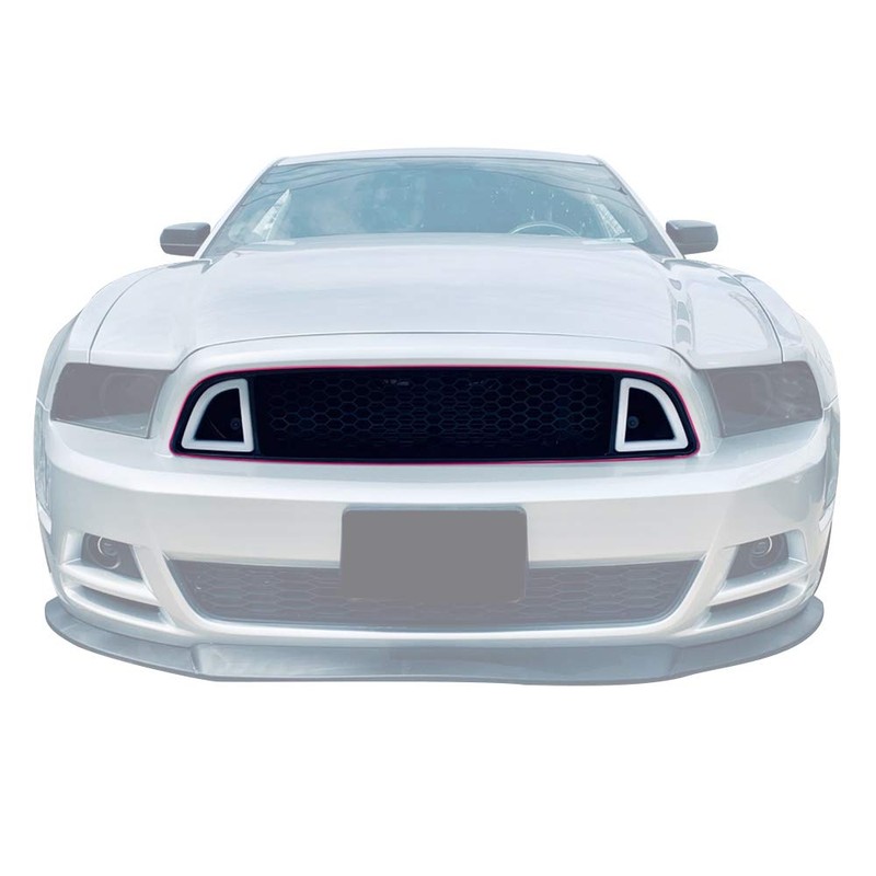 CHEDA Front Upper Mesh Grille Grill, Compatible with 2018-2021 Ford