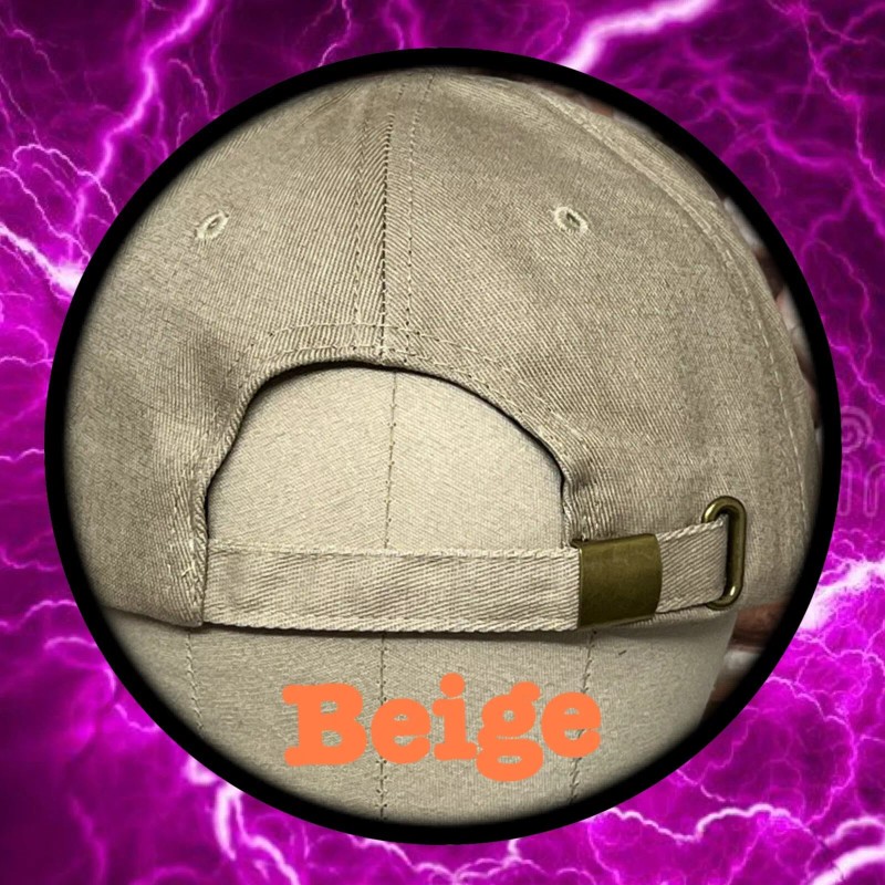 THE CULT BEIGE HAT LOVE EMBROIDERED ADJUSTABLE BACK