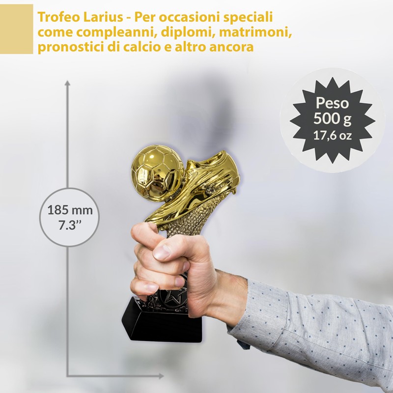 Larius Trofeo da calcio 16–21.5 cm (300–800 g) – Coppa