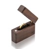 Mogokoyo Vintage Wood Ring Box for Wedding Engagement Proposal