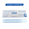 Biologix 100Pcs 1ul Disposable Inoculating Loop, Gamma Sterile Plastic Sampling
