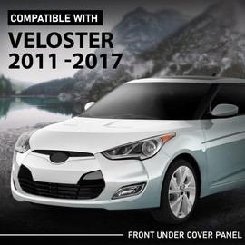 LQI Front Bumper Lower Panel Cover Black Compatible with Hyundai Veloster 2011-2017 291102V000