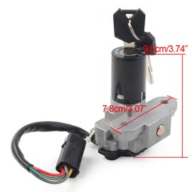 Three T Ignition Switch Lock & Keys Set for for Ducati 848 1098/S 1198/S ST4 ST3, Monster 1200 / 1200S, Hypermotard 796 1100, Multistrada 620 1000