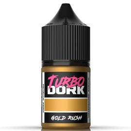 Turbo Dork Gold Rush Metallic Acrylic Paint 22ml Bottle
