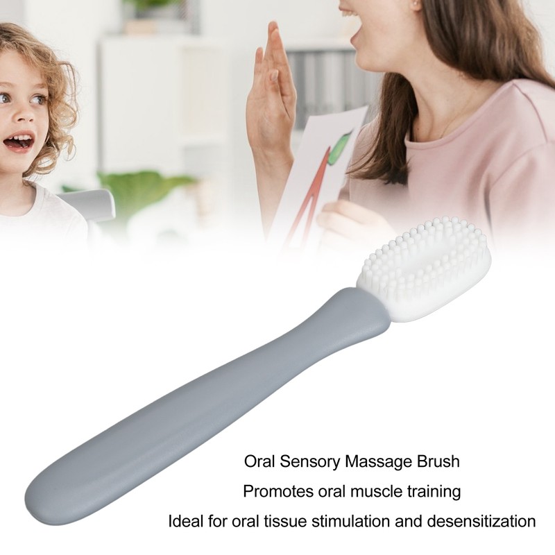 Sensory Mouth Brush Oral Muscle Training Textured Silicone Oral Stimulation