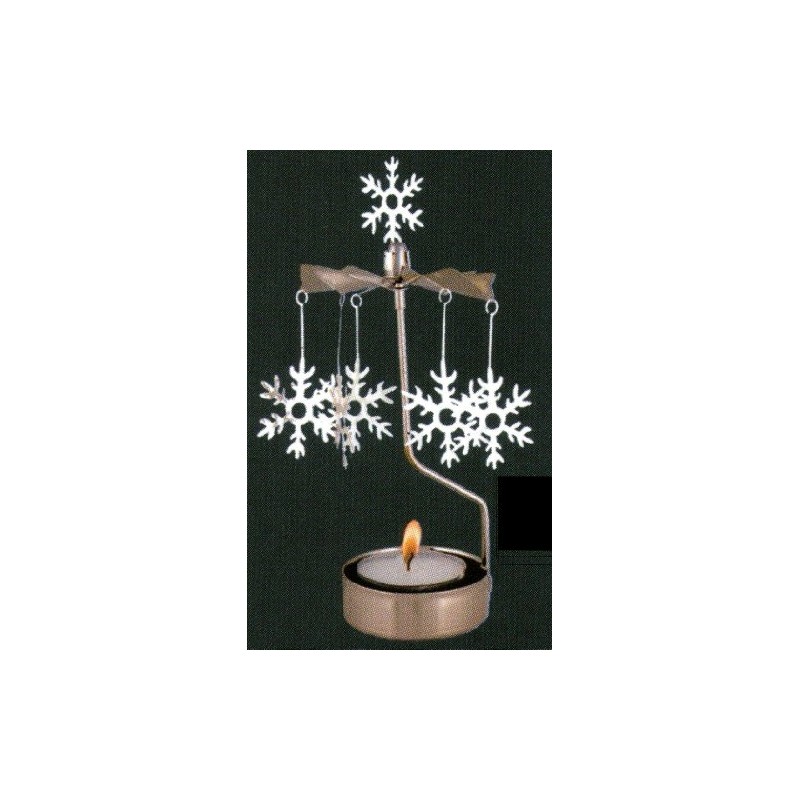 Rotary Candleholder Snowflake