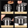Stainless Steel Seasoning Bag, Filter Seasoning Strainer with an Extended