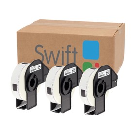 Swift 2 x Compatible DK-11204 17mm x 54mm White Thermal Multi Purpose Labels Compatible with Brother QL-1100 QL-1060N QL-570 QL-580 QL-700 QL-710W QL-800 QL-810W QL-820NWB Printers
