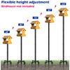 Garbuildman 105 Inch Bird Feeder Pole Kit, Heavy Duty Bird