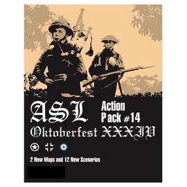 Multi-Man Advanced Squad Leader Action Pack 14. Expansion Pack for Advanced Squad Leader Board Game. for Adults 18+