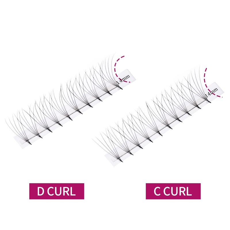 Fadlash (5D-0.07-D-(8-14) Volume Eyelashes Pre-Fanned 5D Pre-Made Russian Eyelash Extension