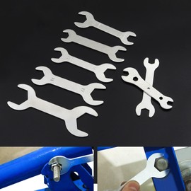 NWpangu Ultra Thin Open Double-End Wrench Set, Slim Spanners Handle Tool Set for Car Machine Reparing, 7PCS in Different Sizes.