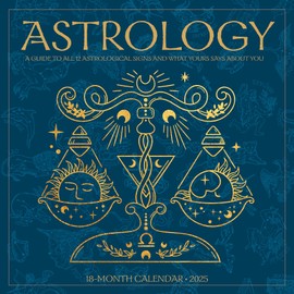 Willow Creek Press Astrology Monthly 2025 Wall Calendar (12" x 12")