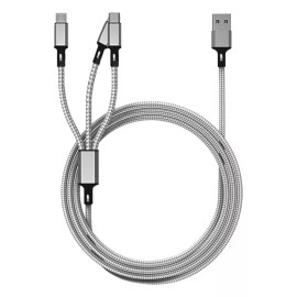 Universal, For Motorola B2G1 3-in-1 Multi Charger Cable USB Cord for Motorola Moto G/G Power / Stylus 5G