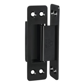Hidden Door Hinge 5 Inch Hidden Hinges for Doors 2 Pack 304 Stainless Steel Invisible Hinge Heavy Duty Concealed Door Hinge 3mm Thicknesse Silent and Smooth Hidden Door Hinges for Secret Door