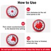 Kitchen Timer, Mechanical Kitchen Timer, Adsorbable Magnetic Timer, 60 Minutes