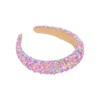 Malibu Sugar Lavender Hair Headbands for Girls – Rhinestone Bow
