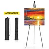 SunyesYoon Display Black Easel Stands - 63" Artist Instant Tripod