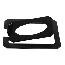 Gatuida Heavy Duty Tilted Metal Speaker Stand for Desktop Compact Stable Holder for Home Office Conference Rooms Easy Setup for Speakers and Devices