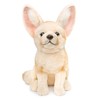 lilizzhoumax Simulation Broad-eared fox Plush Toy 26cm Cute Realistic Stuffed
