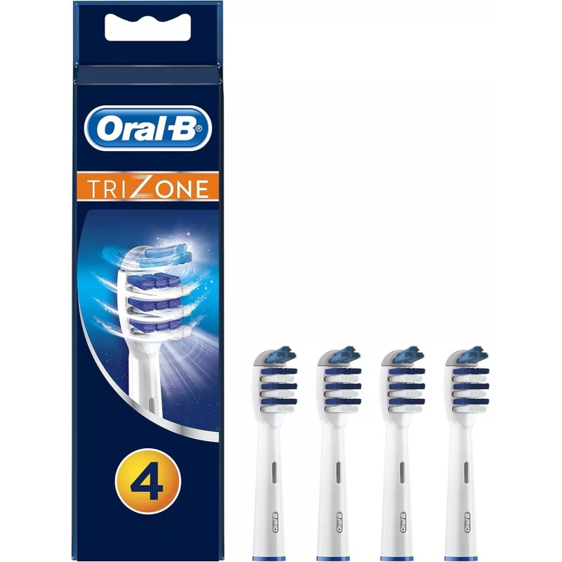 Oral-b Trizone Toothbrush Heads Pack Of 4 Replacement Refills