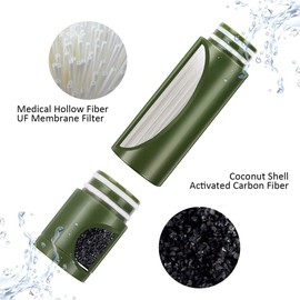 Water Filter Outdoor Replacement Filter - Kills 99.999% of All Bacteria and Germs from Water Filter Outdoor Survival Replacement Filter (1)