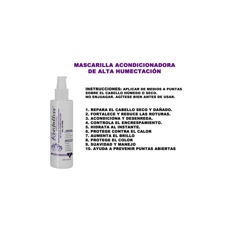 Tratamiento Keratina Brasileña Alaciado Permanente Kit 250