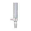 Deschem Graham Condenser,24/40,Jacket 200mm,Coil Glass Condenser,Laboratory Glassware