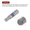 HARFINGTON 6pcs Hex Screwdriver Bit 2-6mm 1/4" Hex Shank 1"