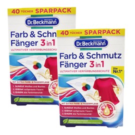 Dr. Beckman Anti-Color Transfer Sheet Mixed Wash Magic Sheet 40 Sheets 2 (Total 80 Sheets) / 닥터베크만 이염방지시트 혼합세탁 매직시트 40매 2개 (총80매)