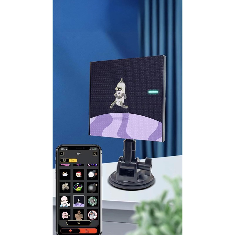 Luminea Scoreboard: Digital Programmable LED Picture Frame, 32 x 32