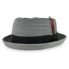 Hats in the Belfry Summer Straw Brad Jazz Small, Tea