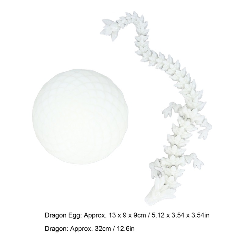 Surprise Dragon Toy Egg 3D Printed High Accuracy Joint Mobile
