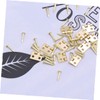 CIYODO Dollhouse Miniature Hinges 1/12 Scale Metal Cabinet Hinge with