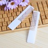 10-Pack Portable Hair Comb, White Cut Straight Comb 51ea