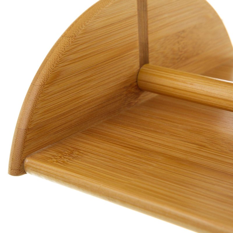 d'casa Napkin Holder Bamboo 19 x 18.50 x 7 cm,