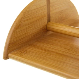 d'casa Napkin Holder Bamboo 19 x 18.50 x 7 cm, Natural, 5 x 7 cm