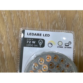 IKEA LEDARE LED Bulb GX53 1000 lumen 2700 K Dimming Adjustable Beam 11W NEW