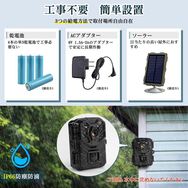 Hapimp Security Camera, Small, Trail Camera, PSE Certified, 24 Megapixels,